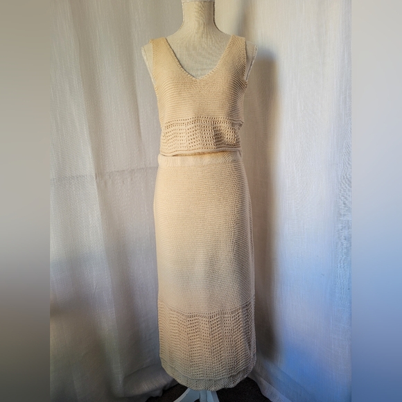 House of Harlow 1960 crochet two piece set size M - Picture 3 of 14